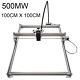 100100cm Mini Laser Engraving Machine 500mw Diy Image Cut Logo Printer Engrave
