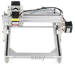 10W Laser CNC 20 17cm 2-Axis Engraving Machine DIY Kit Leather Wood Cutting