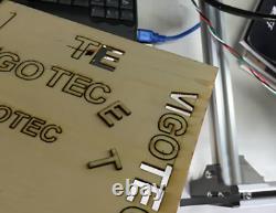 10W Laser CNC 20 17cm 2-Axis Engraving Machine DIY Kit Leather Wood Cutting