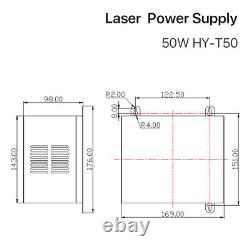 50W 220V CO2 Laser Power Supply for CO2 Laser Engraving Cutting Machine