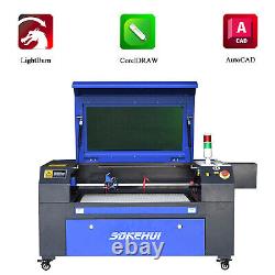80W Autofocus 20x28 Co2 Laser Engraver Cutting Engraving Cutter Machine 220V