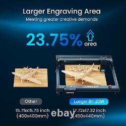 Longer Laser B1 20W CNC Laser Engraver Engraving Cutting Machine 450 x 440 mm