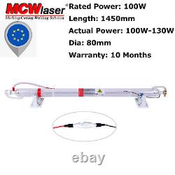 MCWlaser 100W CO2 Laser Tube For Engraving Cutting Machine 145cm 10600nm