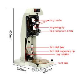 NEW Jeweler Inside Engraving Machine Dual Sides Ring Cutting Carving Tools UK
