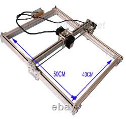 NO VAT Mini Laser Engraving Machine 40X50CM DIY Logo Cutting 500mW Marking Carve