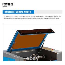 OMTech 50W CO2 Laser Engraver Cutting Engraving Machine 30x50cm with Rotary Axis