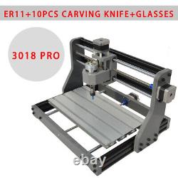 PRO 3 Axis DIY CNC3018 CNC Router Kit Engraving Machine Laser Marking Cutting UK