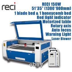 RECI 150W W6 CO2 Laser Cutting Engraving Machine Laser Cutter Engraver1300900mm