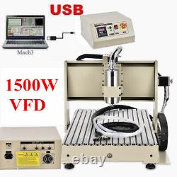 USB Port 3 Axis CNC 6040 Router Engraver Mill Cutting Machine Metal Drill 220V