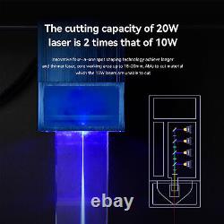 ATOMSTACK S20 Pro Gravure Laser 20W Machine de découpe avec protection oculaire