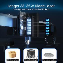 Graveur laser Longer Laser B1 30W Machine de gravure et de découpe 36000mm/min 45x44cm
