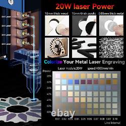 Graveur laser SCULPFUN S30 PRO MAX 20W Machine de gravure laser avec assistance à l'air