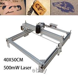 Kit de graveur laser CNC 500mW pour la gravure, la découpe et l'impression sur bureau