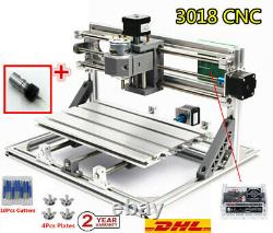 Kit de routeur CNC 3018 DIY pour gravure, fraisage, découpe laser de bois, PVC, PCB