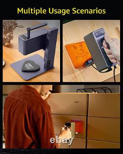 LaserPecker 2 Machine de gravure laser portable avec rouleau de coupe et de gravure 60W