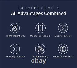 LaserPecker 3 - Machine de gravure et de découpe laser 48000mm/min + rouleau