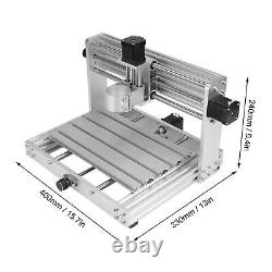 Machine de gravure CNC Petite machine de découpe à 3 axes Routeur CNC en alliage d'aluminium GFL
