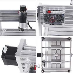 Machine de gravure CNC Petite machine de découpe à 3 axes, routeur CNC en alliage d'aluminium, Etats-Unis