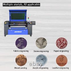 Machine de gravure et de découpe au laser CO2 de 80W efficace avec une zone de travail de 70x50cm et un axe rotatif