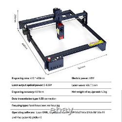 Machine de gravure et de découpe laser ATOMSTACK A5 M50 40W, graveur métallique CNC de bureau