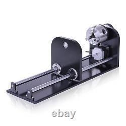 Machine de gravure et de découpe laser Co2 50W+ avec axe rotatif et refroidisseur d'eau CW-3000