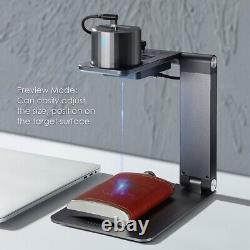 Machine de gravure et découpe laser de bureau miniature en DIY avec ensemble d'impression de logo et d'image