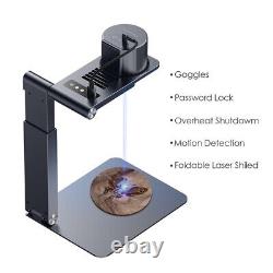 Machine de gravure et découpe laser de bureau miniature en DIY avec ensemble d'impression de logo et d'image
