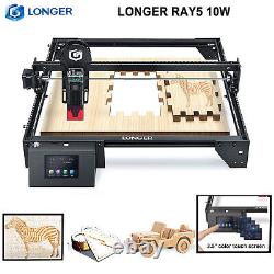Machine de gravure laser Ray5 10W plus longue DIY Gravure Découpe Cutter 400mm X 400mm
