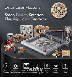 Maître Laser ORTUR 3 + 24V LU2-10A 10W Machine de Gravure et de Découpe au Laser