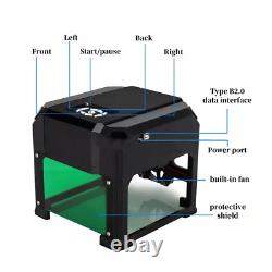 'Mini K4 Machine de gravure laser portable DIY Machine de découpe automatique de bois'