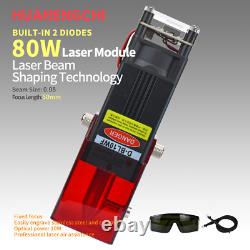 Module de gravure laser 80W avec assistance d'air pour machine de découpe CNC