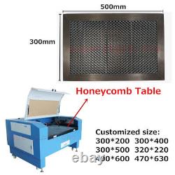 Plateforme de table de travail en nid d'abeille de 300x500mm pour machine de gravure et de découpe au laser Co2