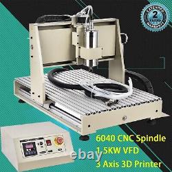 Routeur graveur CNC 6090 6040 3040 3/4 axes DIY Machine de gravure fraisage découpe