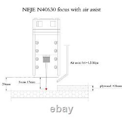 Tête de module laser CNC NEJE N40630 pour machine de gravure/découpe laser