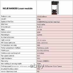Tête de module laser CNC NEJE N40630 pour machine de gravure/découpe laser